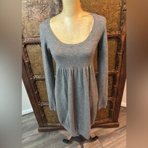 Vince Heather‎ Gray cashmere Long Sleeve Dress XS